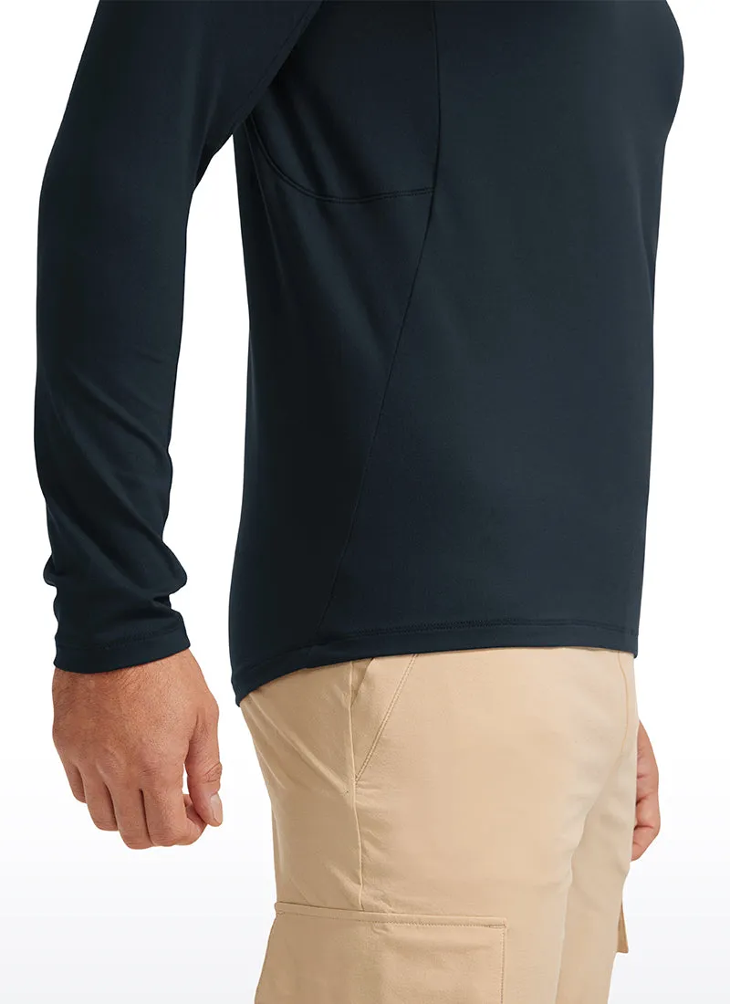 Brushed Slim-Fit Long Sleeve