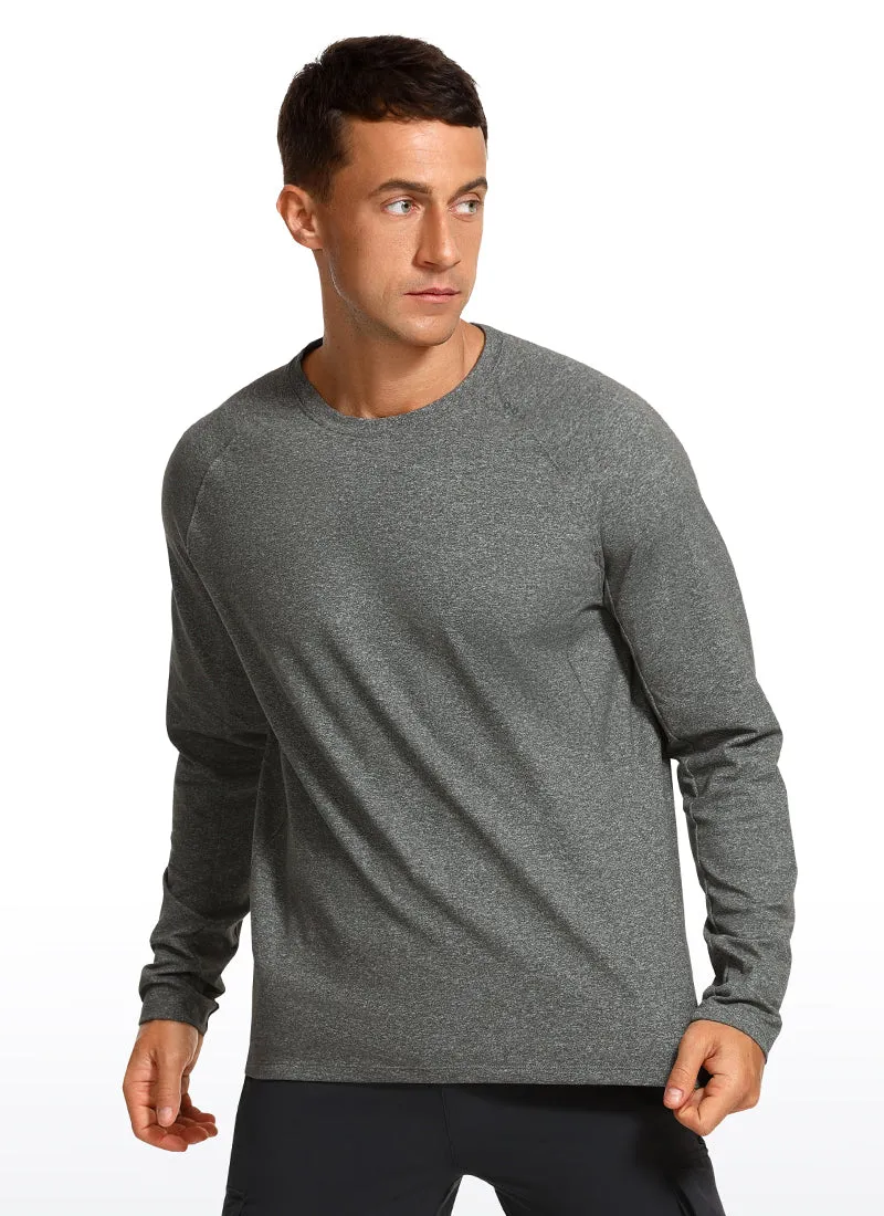 Brushed Slim-Fit Long Sleeve