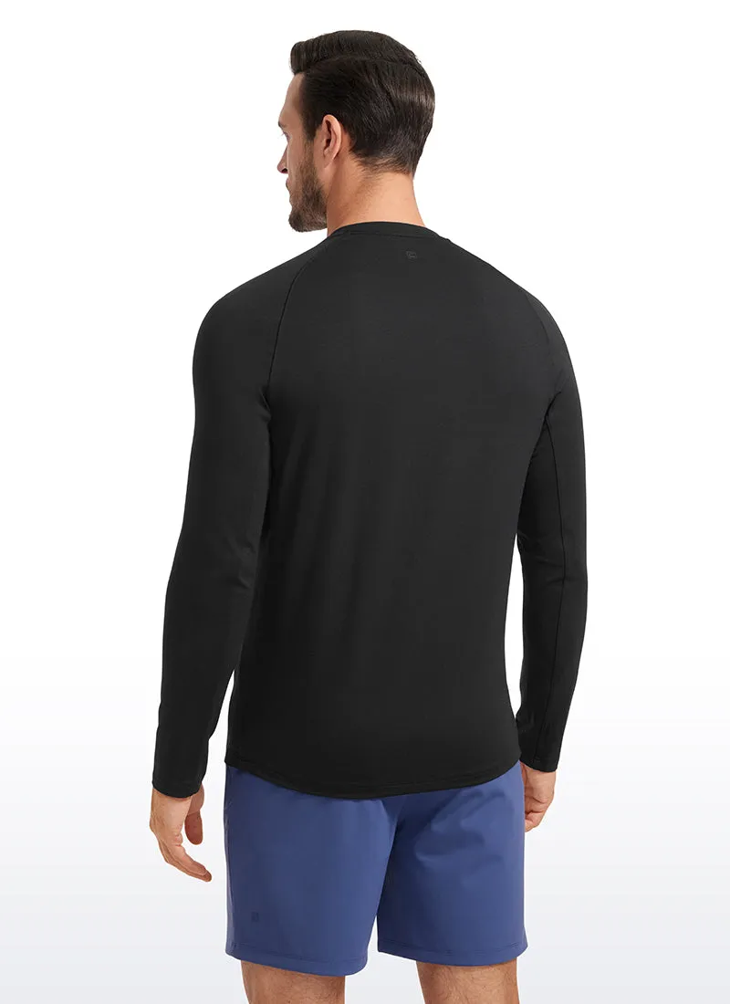 Brushed Slim-Fit Long Sleeve