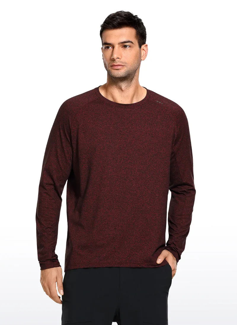 Brushed Slim-Fit Long Sleeve