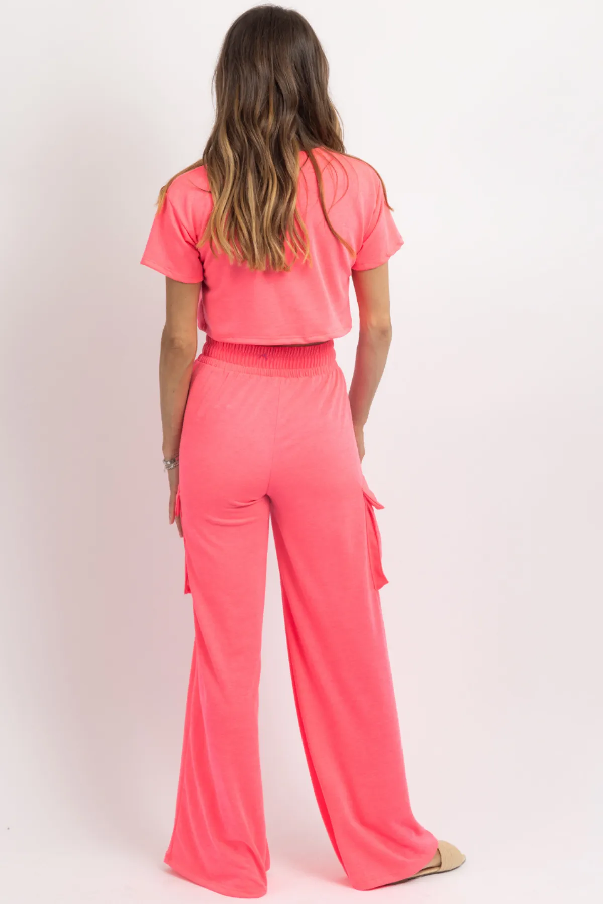 BUTTER SOFT NEON PINK CARGO SET *BACK IN STOCK*