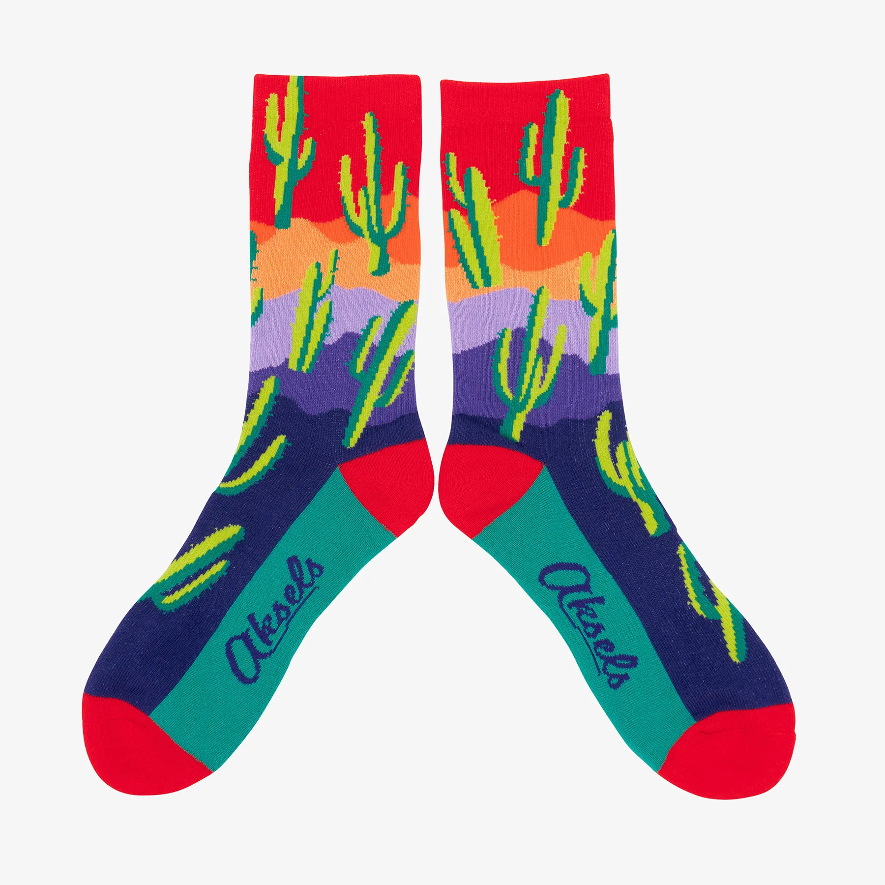 Cactus Sunset Men's & Women's Crew Socks