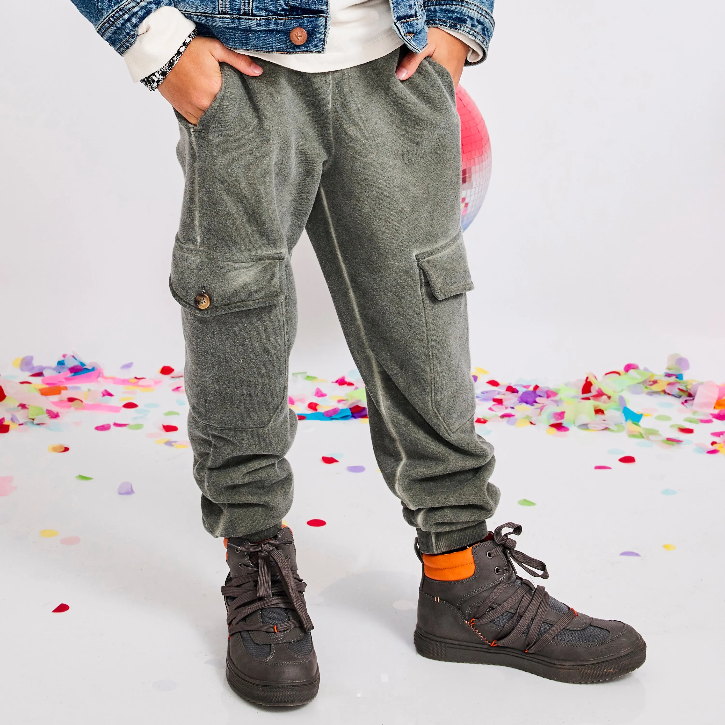 Cargo Pocket Fleece Pant