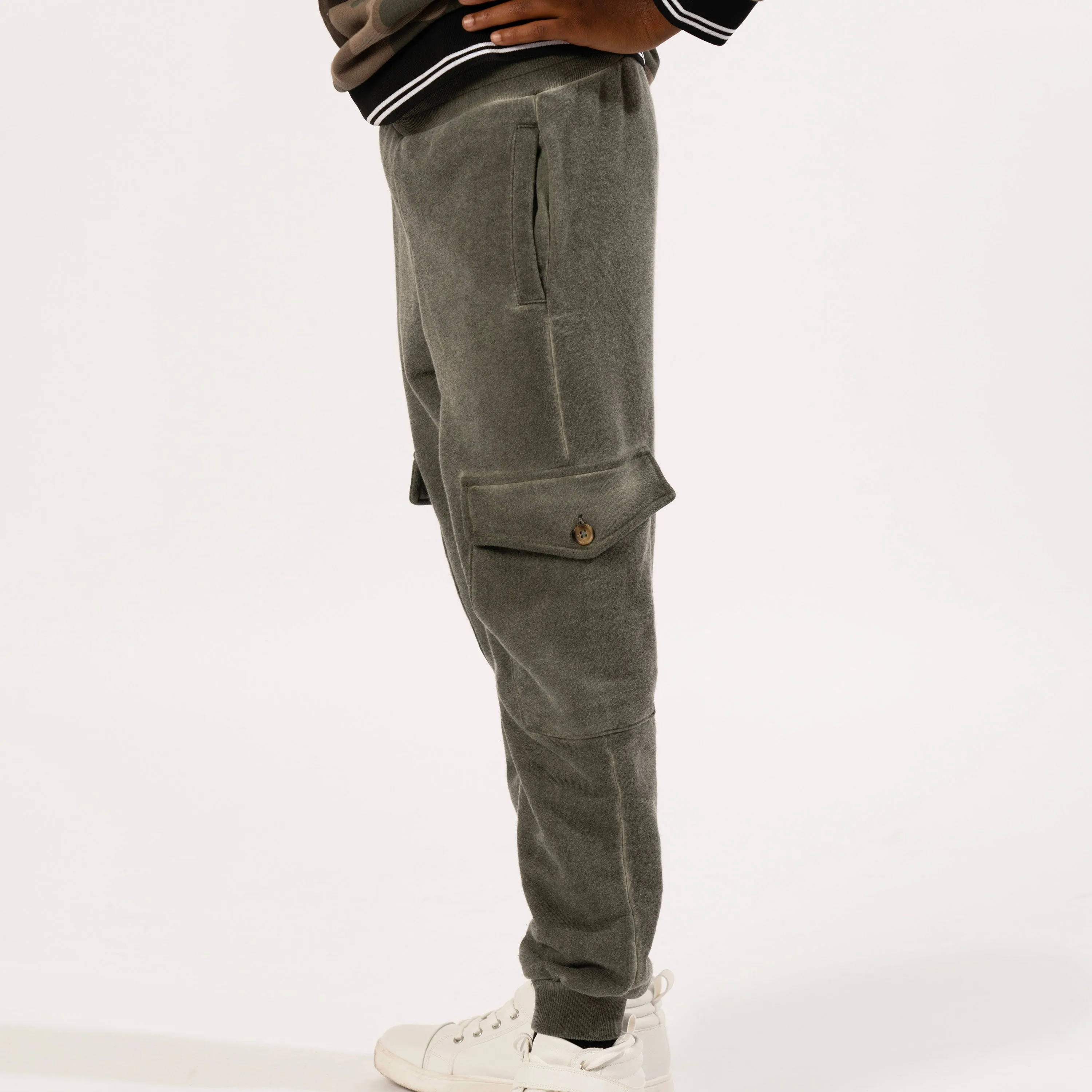 Cargo Pocket Fleece Pant