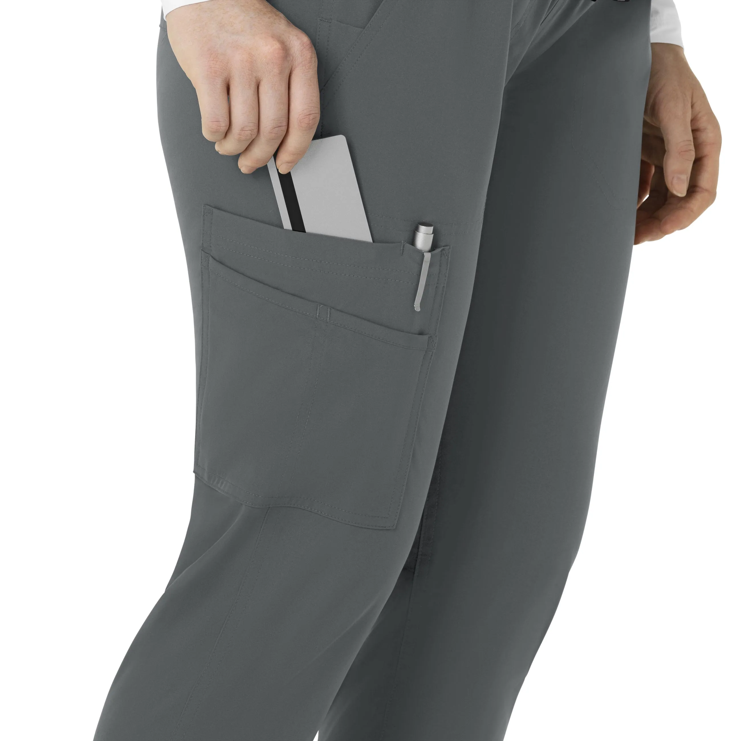 Carhartt Force Essentials Women's Maternity Jogger Scrub Pant - Pewter