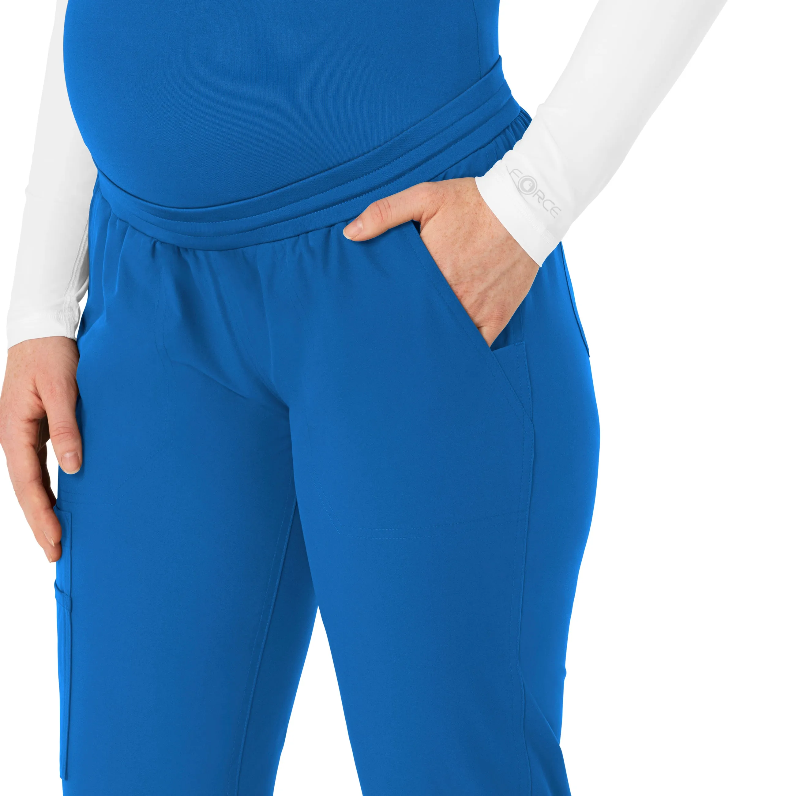 Carhartt Force Essentials Women's Maternity Jogger Scrub Pant - Royal