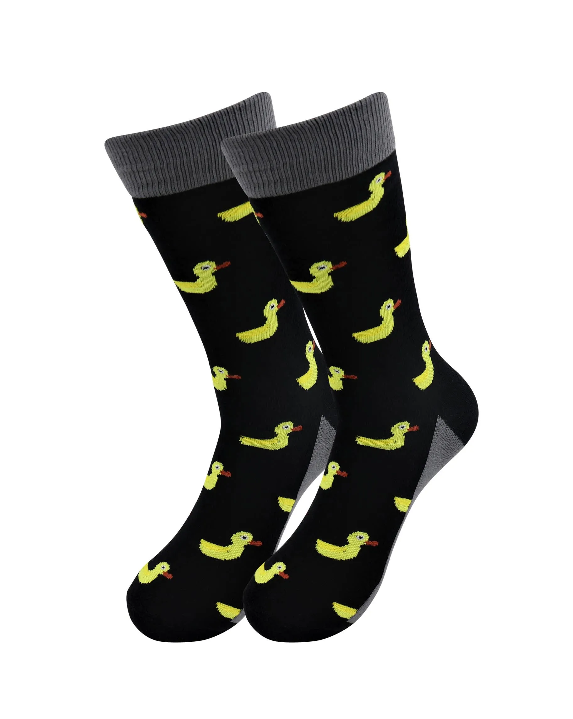 Casual Animal Socks - Yellow Duck  - for Men and Women