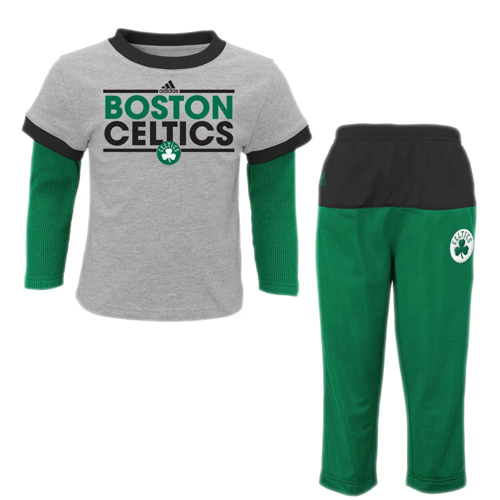 Celtics Layered Shirt and Pants Set