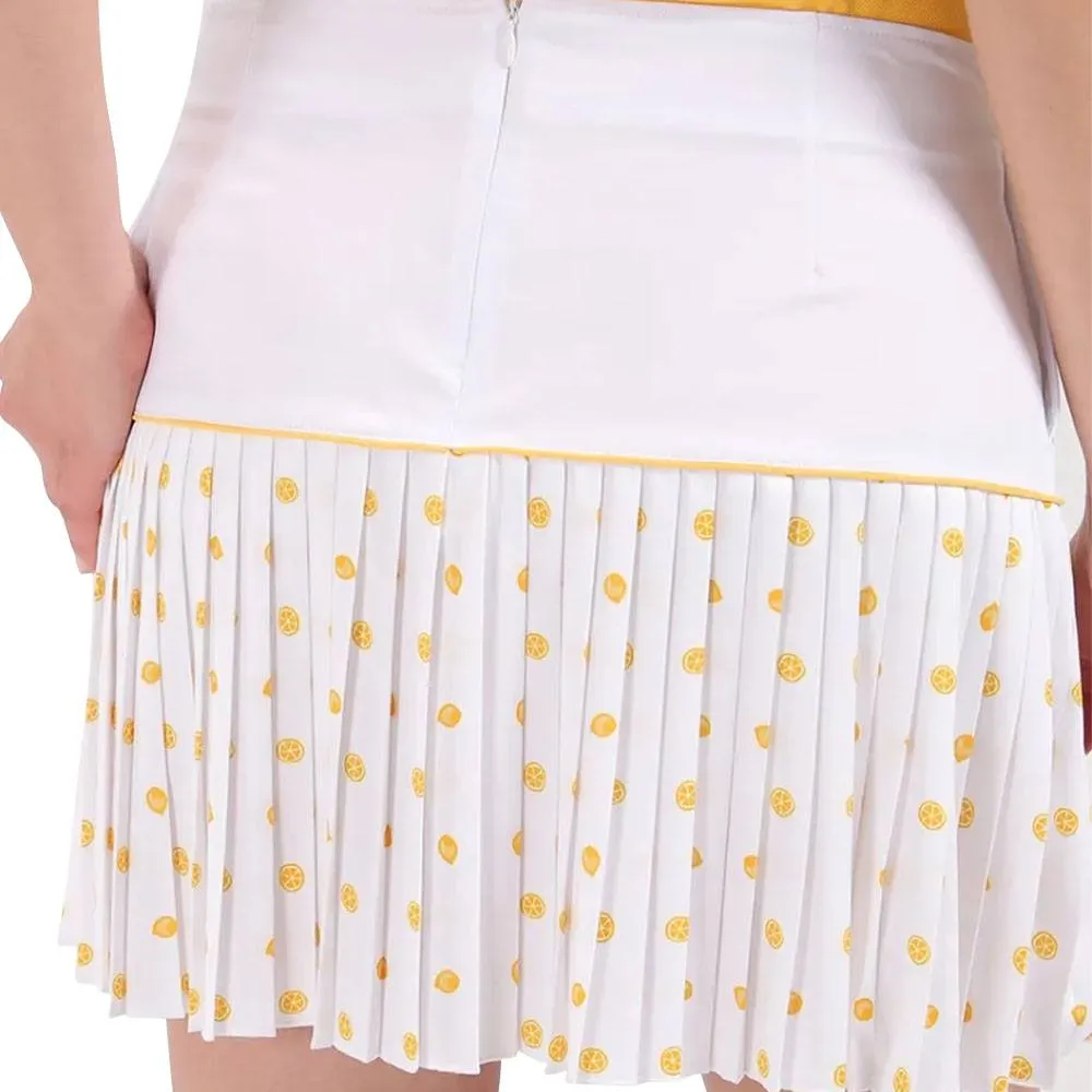 Chervo Jupon Golf Skirt Limoni White - SS22 Women