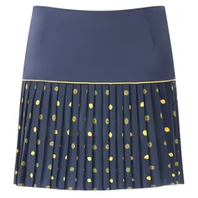 Chervo Jupon Golf Skirt Seed Print Navy - SS22 Women