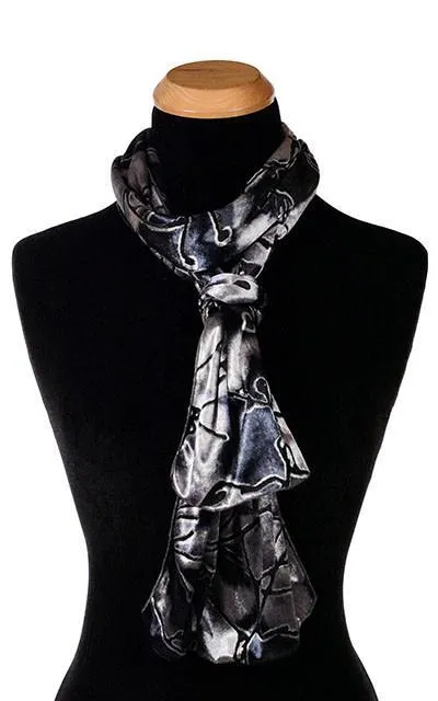 Classic Scarf - Burnout Velvet in Moonlight (Standard Size Only!)