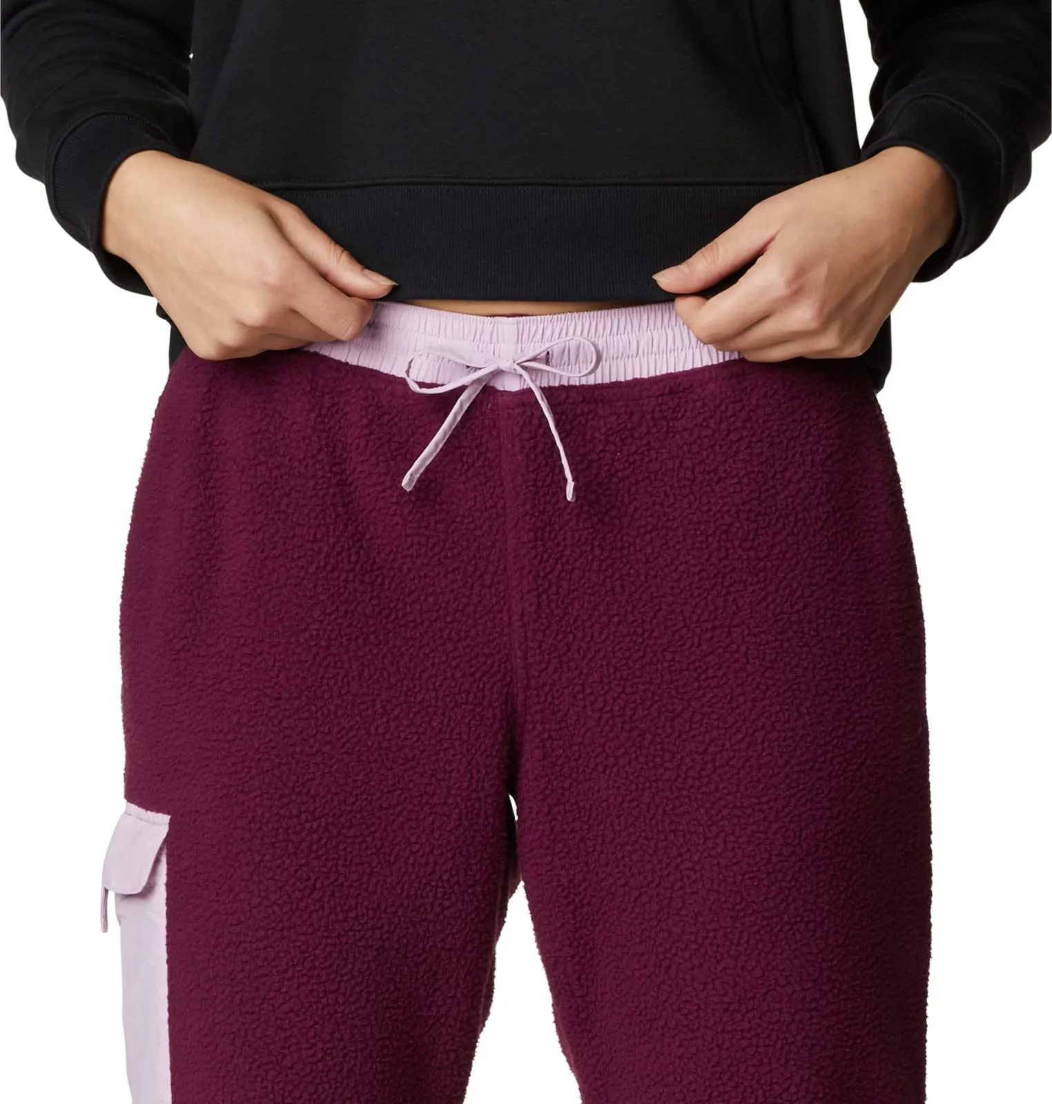 Columbia Echo Hills Sherpa Jogger Pants XSmall Marionberry/Aura