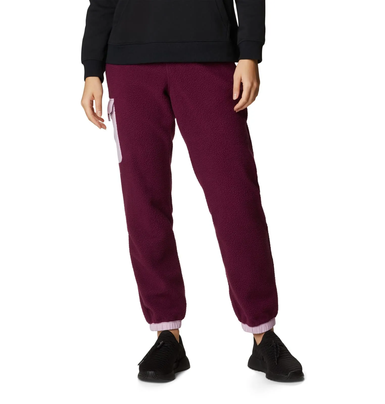 Columbia Echo Hills Sherpa Jogger Pants XSmall Marionberry/Aura