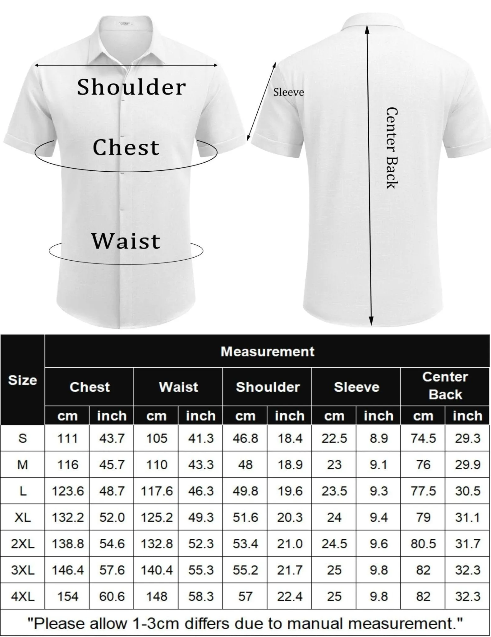 COOFANDY Men's Summer Beach Cotton Linen Short Sleeve Shirt Business Work Shirts Light Green