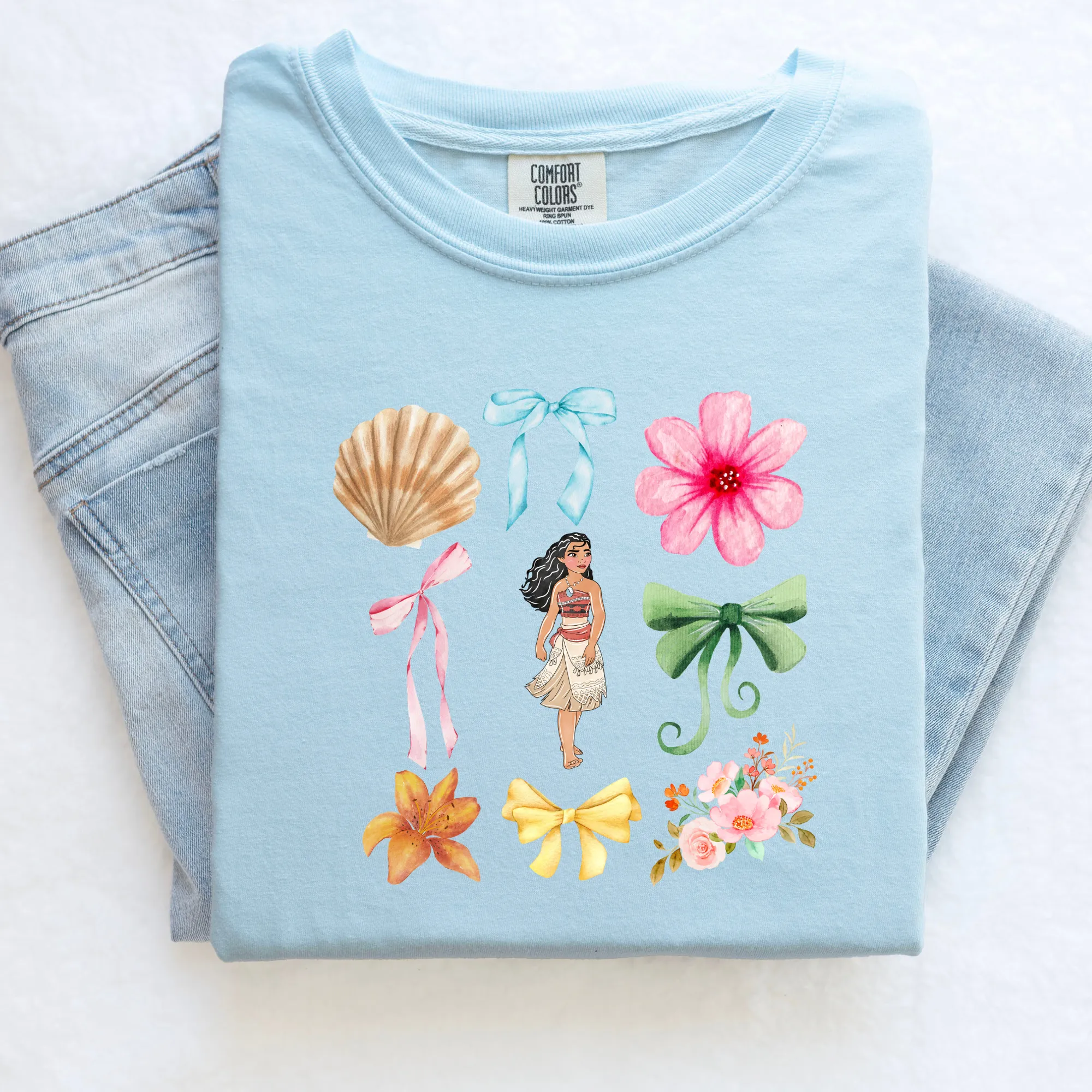 Coquette Hawaiian Princess Bow Shirt