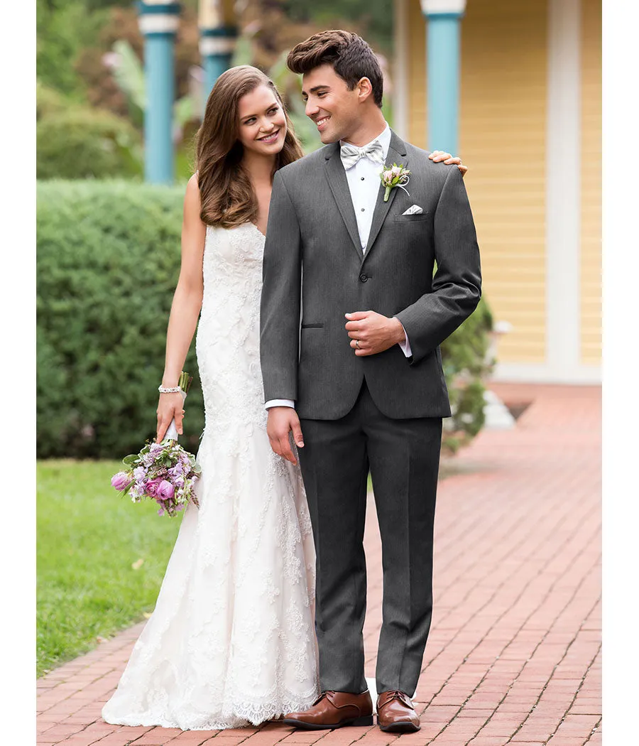 Diamond - 391 - Ultra Slim Steel Grey Sterling - All Dressed Up, Suit Rental