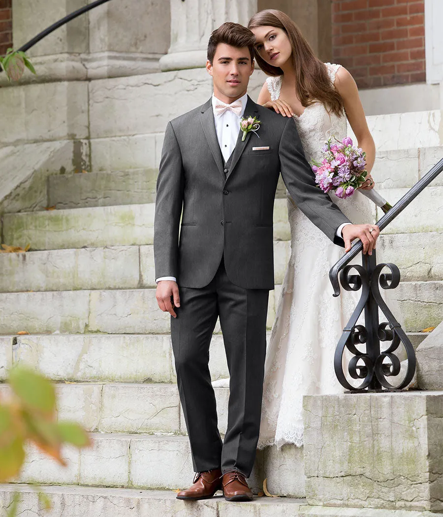 Diamond - 391 - Ultra Slim Steel Grey Sterling - All Dressed Up, Suit Rental