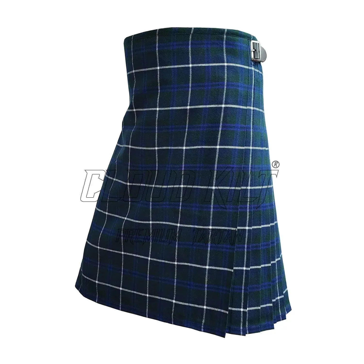 Douglas Blue Modern Tartan Kilt