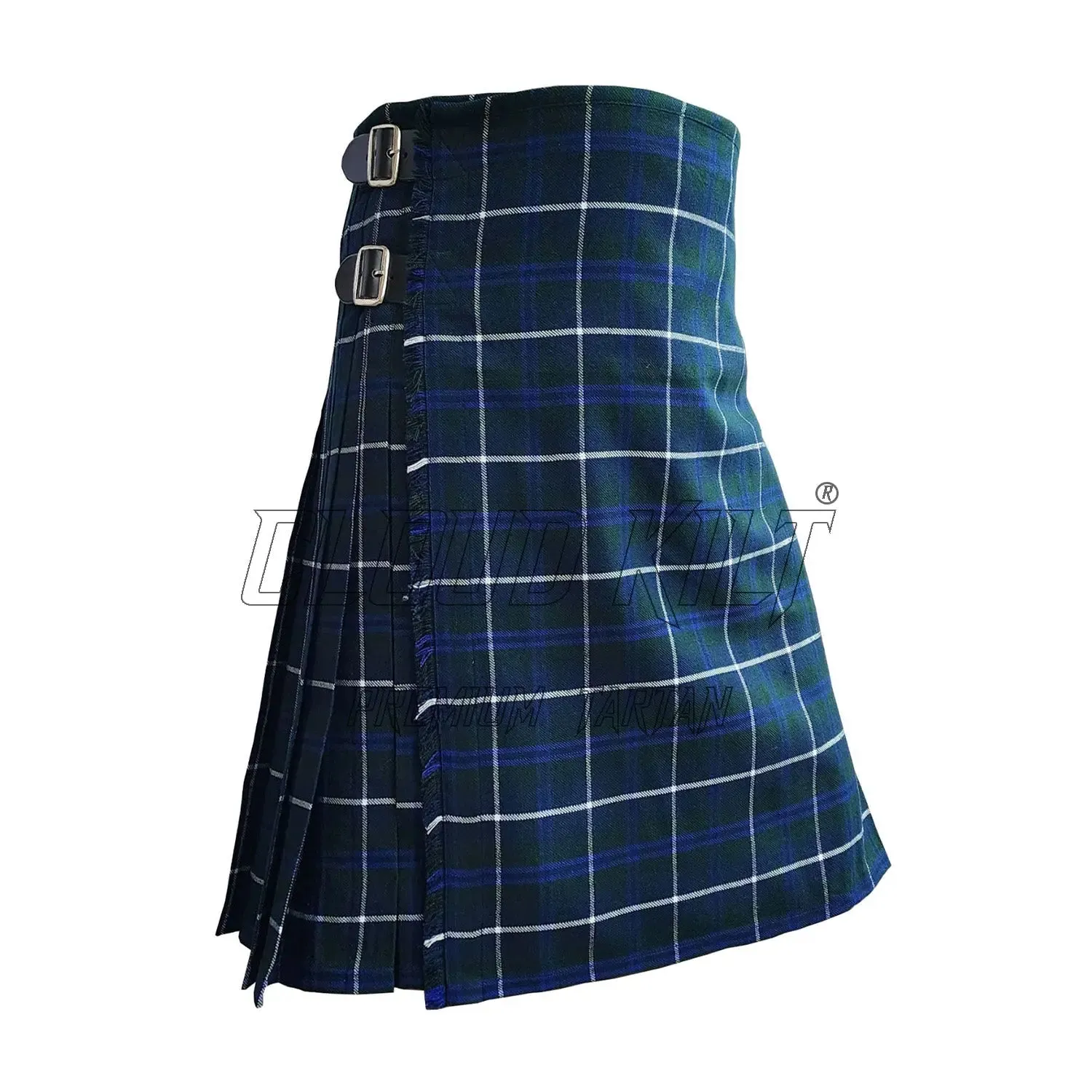 Douglas Blue Modern Tartan Kilt