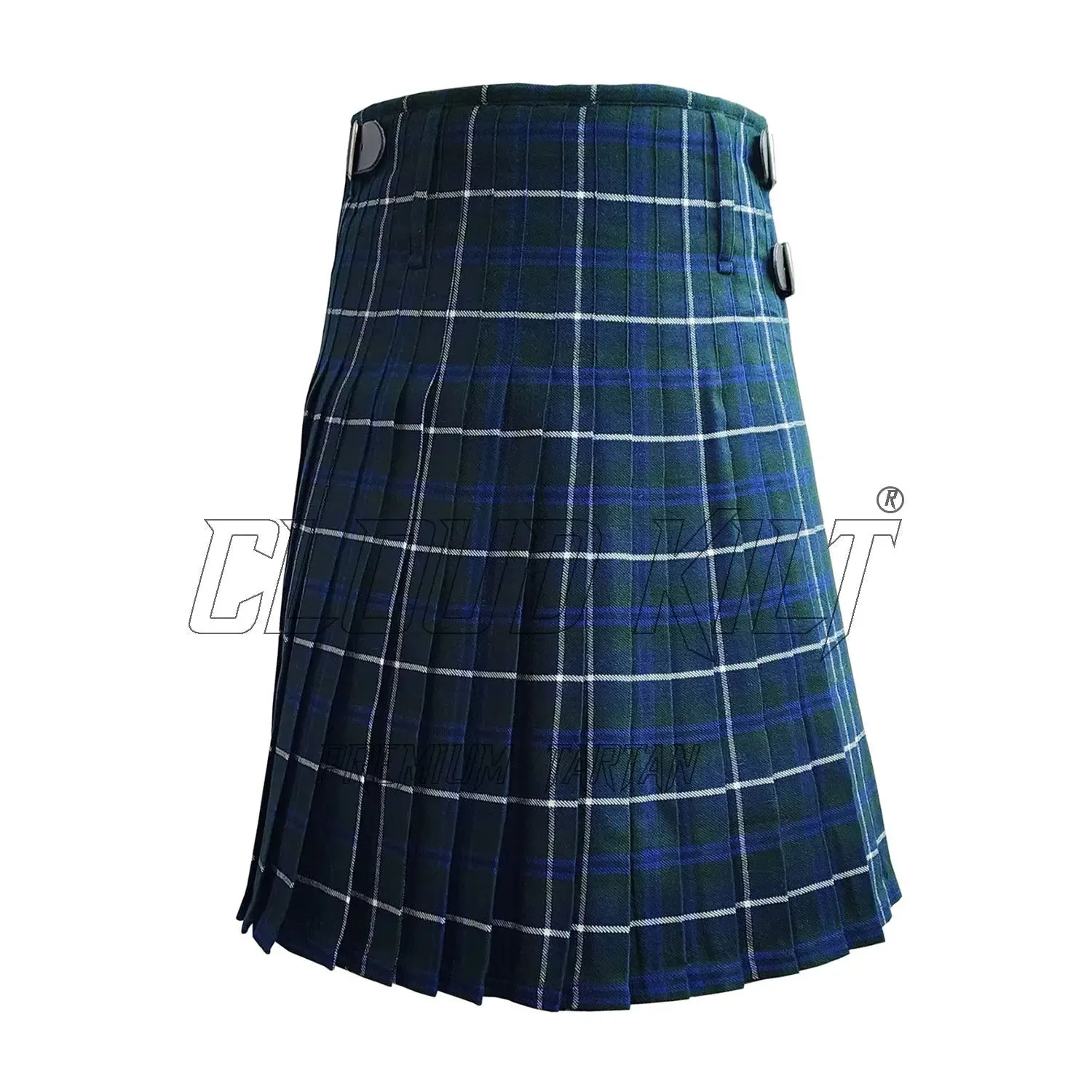 Douglas Blue Modern Tartan Kilt