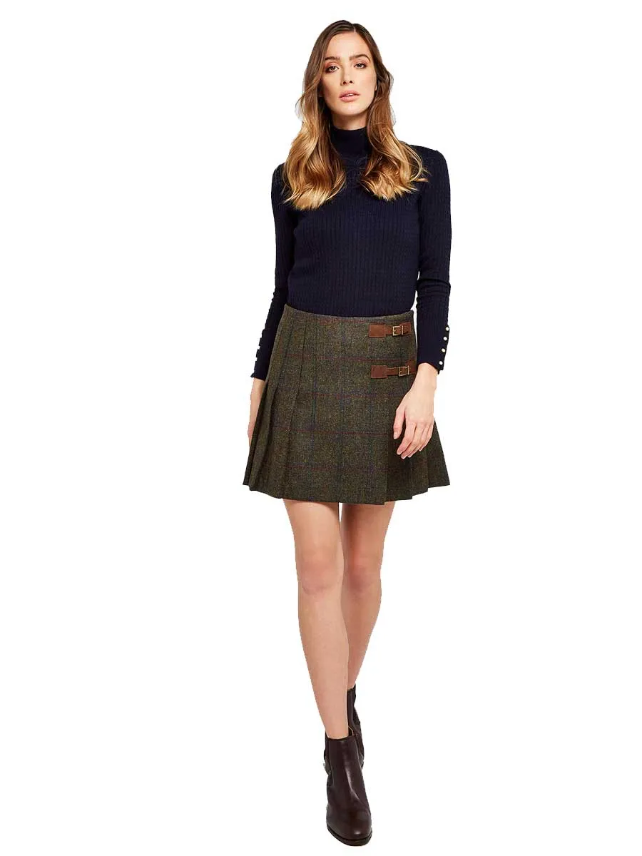 DUBARRY Blossom Ladies Tweed Skirt - Hemlock