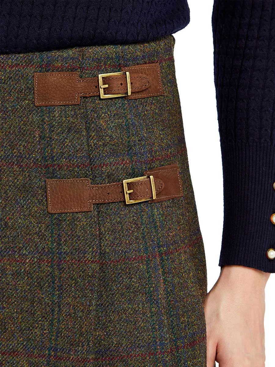 DUBARRY Blossom Ladies Tweed Skirt - Hemlock