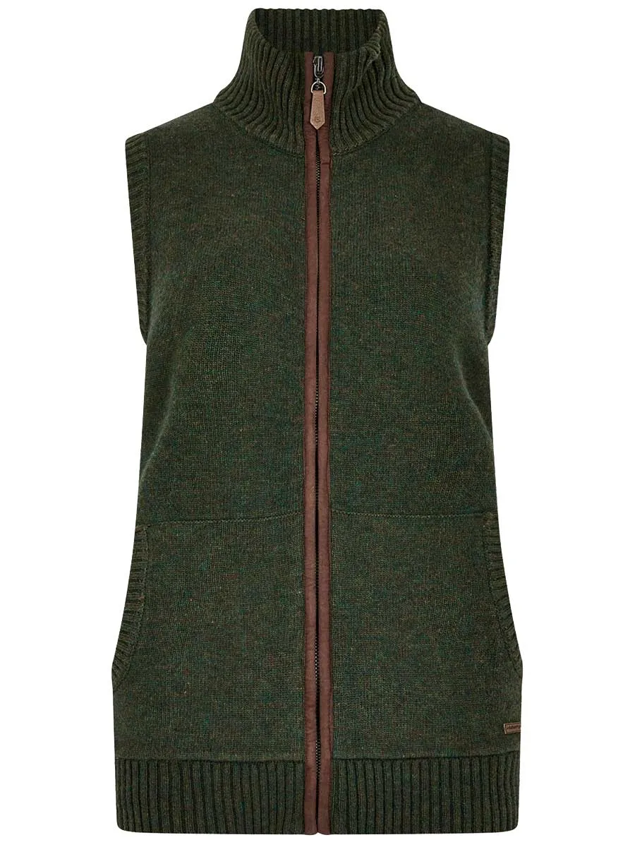 DUBARRY Sheedy Wool Blend Knit Gilet - Women's - Olive