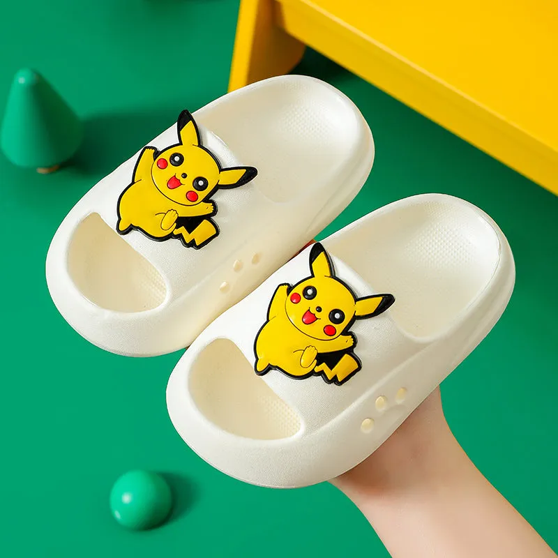 Dunnmall Children's Slip-on Slippers Summer Boy Girl Baby Non-Slip Soft Bottom Home Bathroom Bath Mute Parent-Child