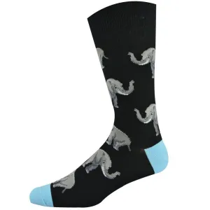 Elephant Men's Bamboo Crew Socks