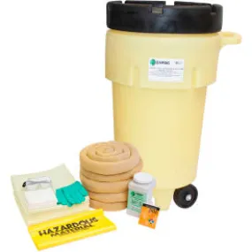 ENPAC® 50 Gallon Wheeled SpillPack Spill Kit, Aggressive, Yellow, 1451-YE