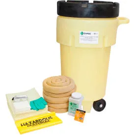 ENPAC® 50 Gallon Wheeled SpillPack Spill Kit, Aggressive, Yellow, 1451-YE