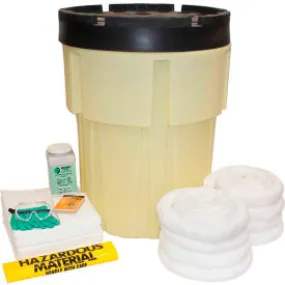 ENPAC® 65 Gallon SpillPack Spill Kit, Oil Only, Easy-Off Lid, Yellow, 1462-YE