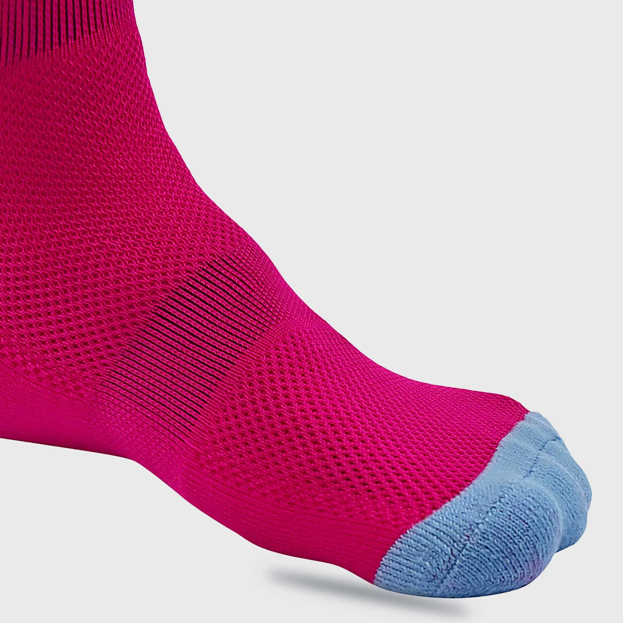 Fdx Pink Compression Socks for Cycling & Running