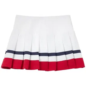 Fila Women's Heritage Essentials Pleated Skort - White/Multi