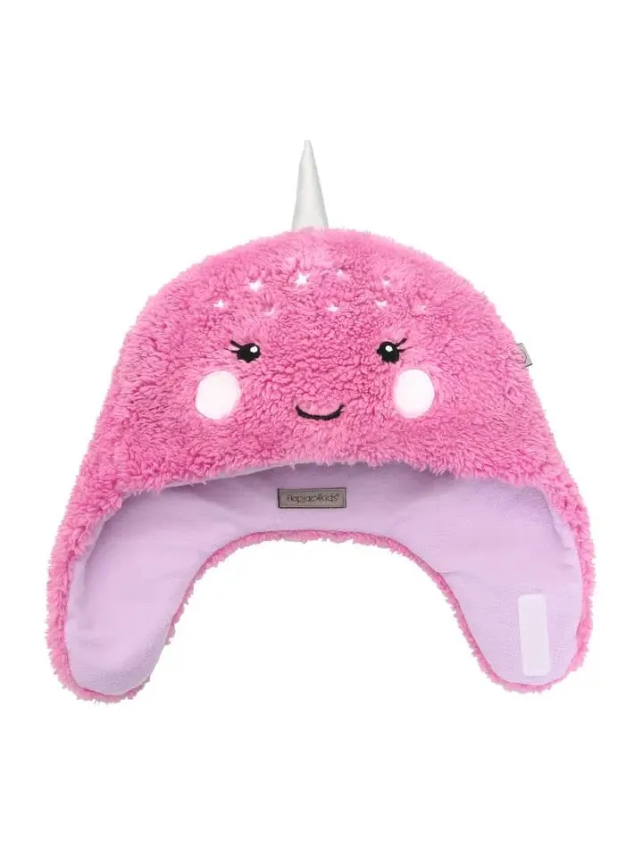 Flap Jack Kids Reversible Sherpa Hat - Unicorn/Narwhal