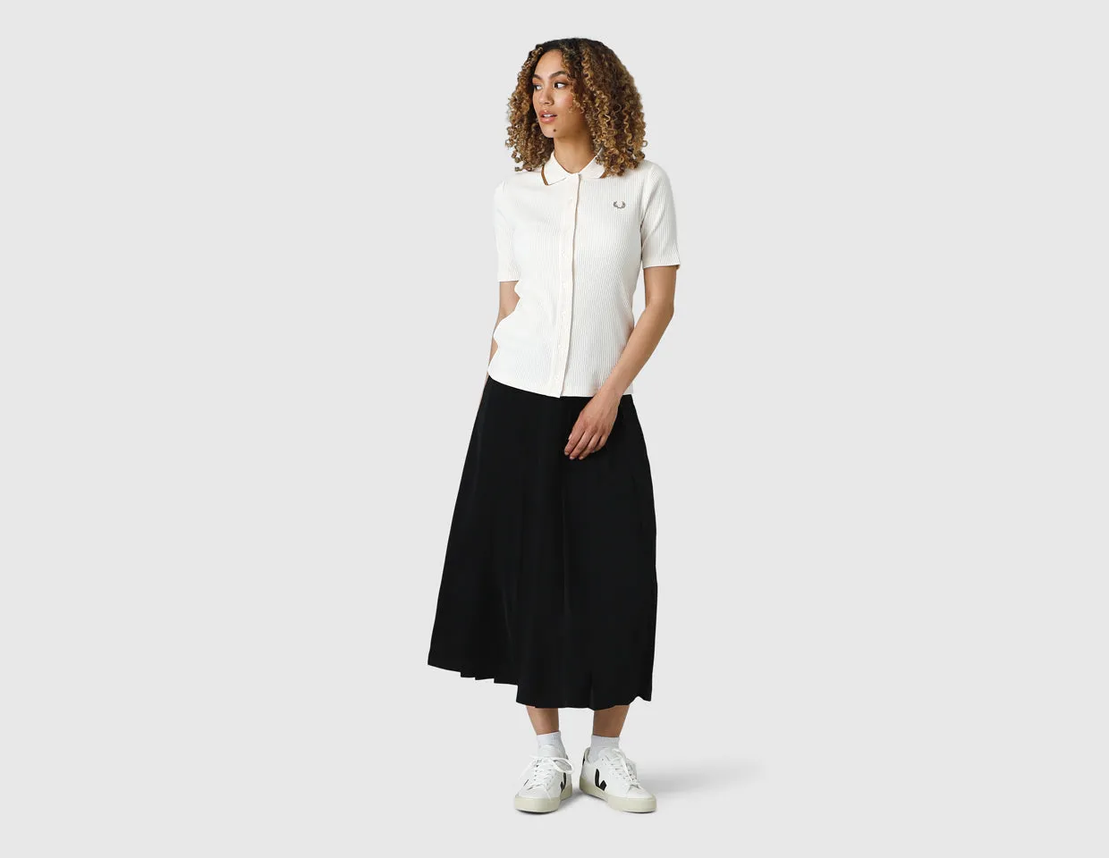 Fred Perry Women's Pleated Tennis Skirt / Black