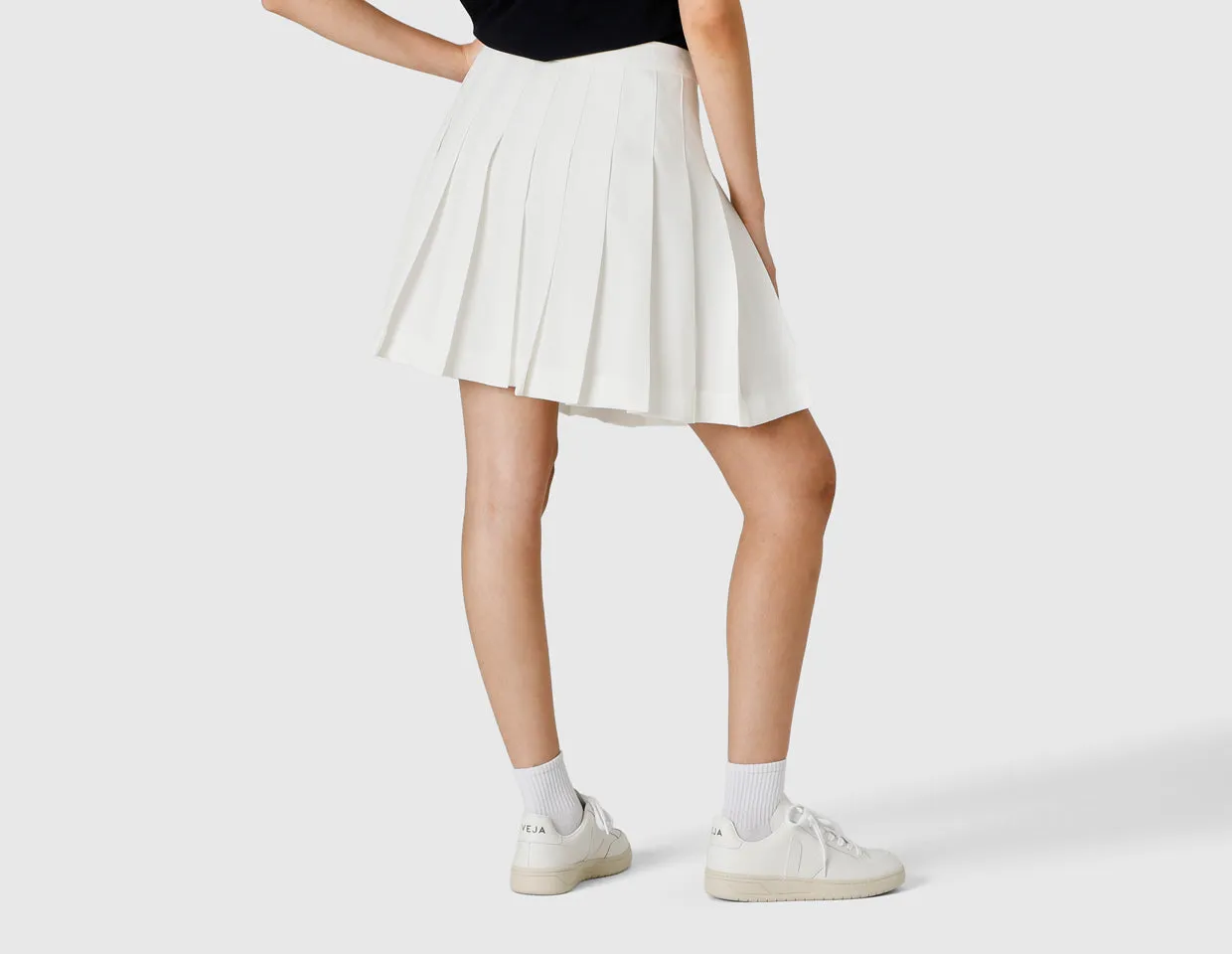 Fred Perry Women's Pleated Tennis Skirt / Snow White