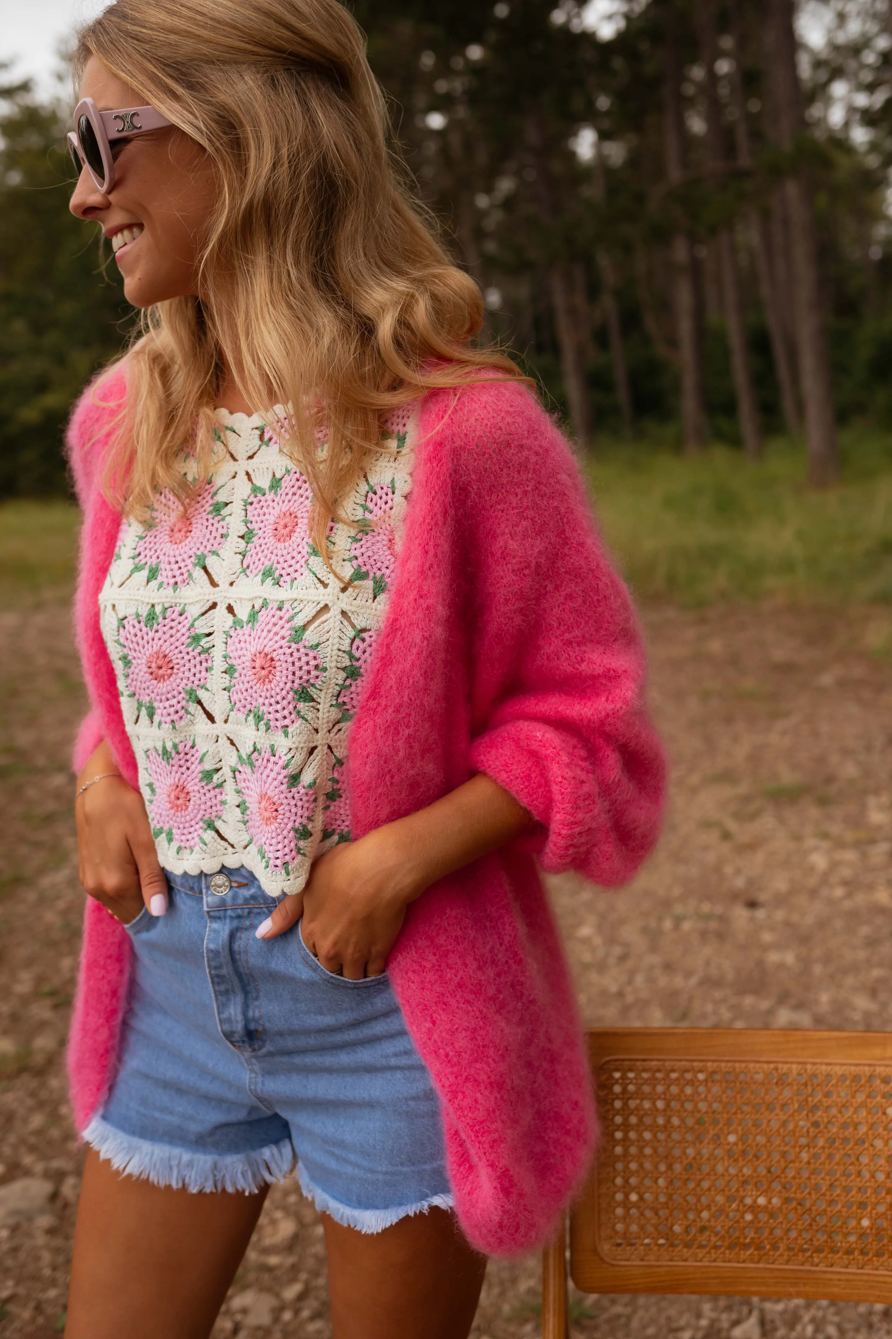 Gilet Emma - rose