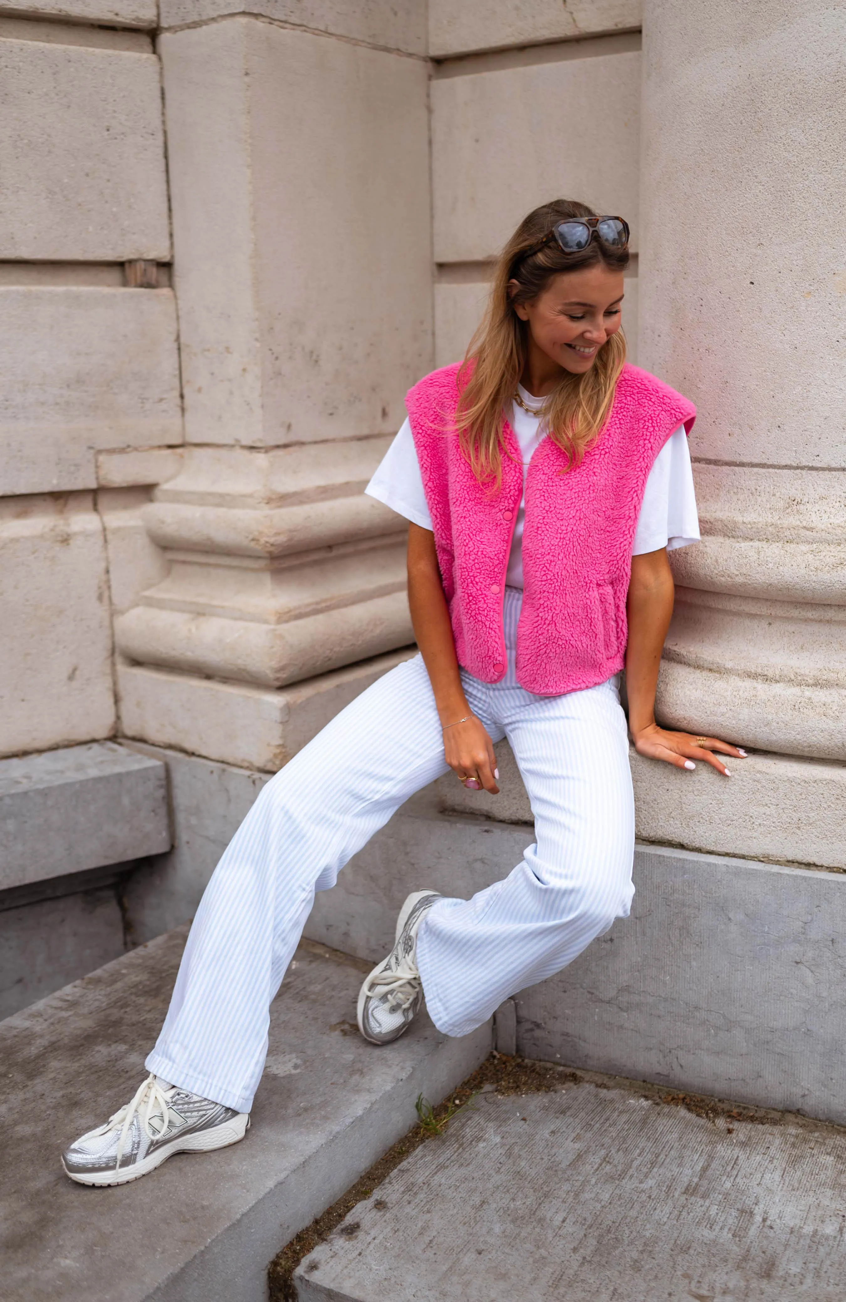 Gilet Taoh - rose