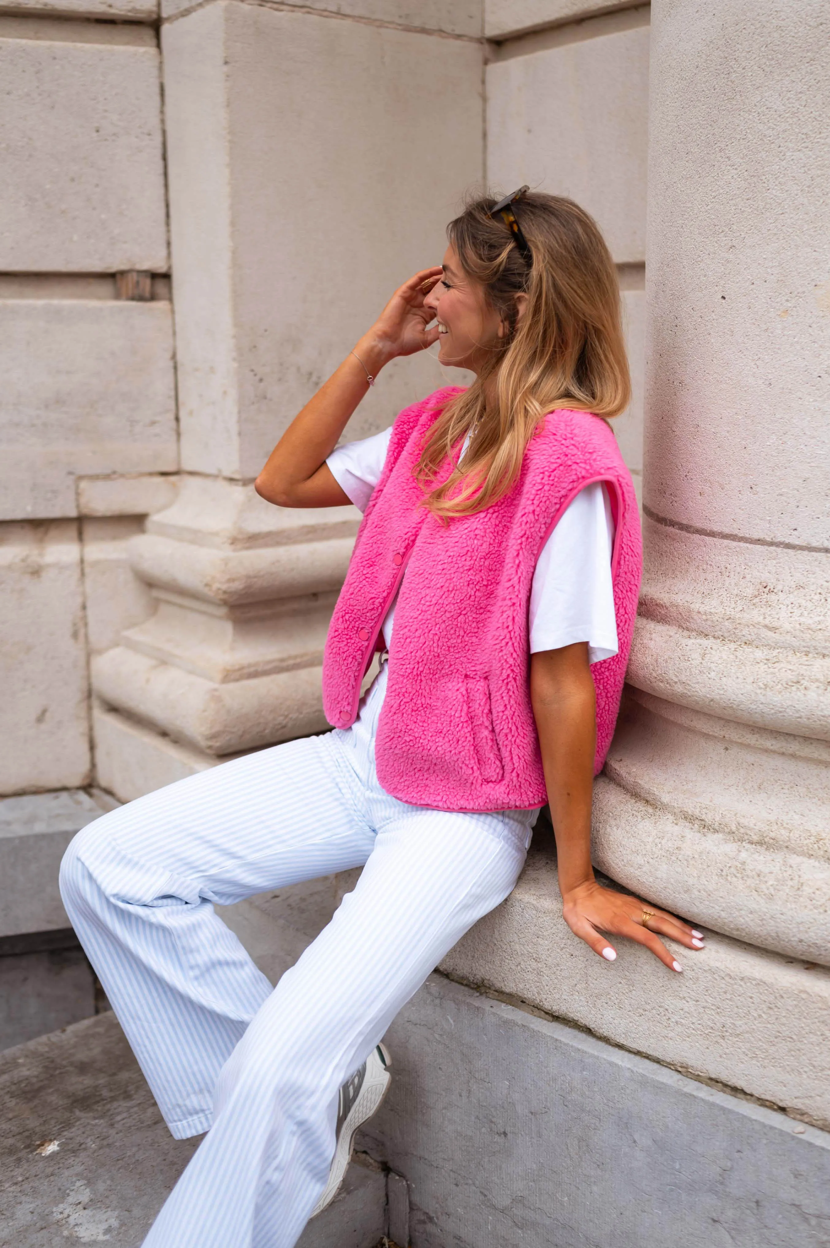 Gilet Taoh - rose