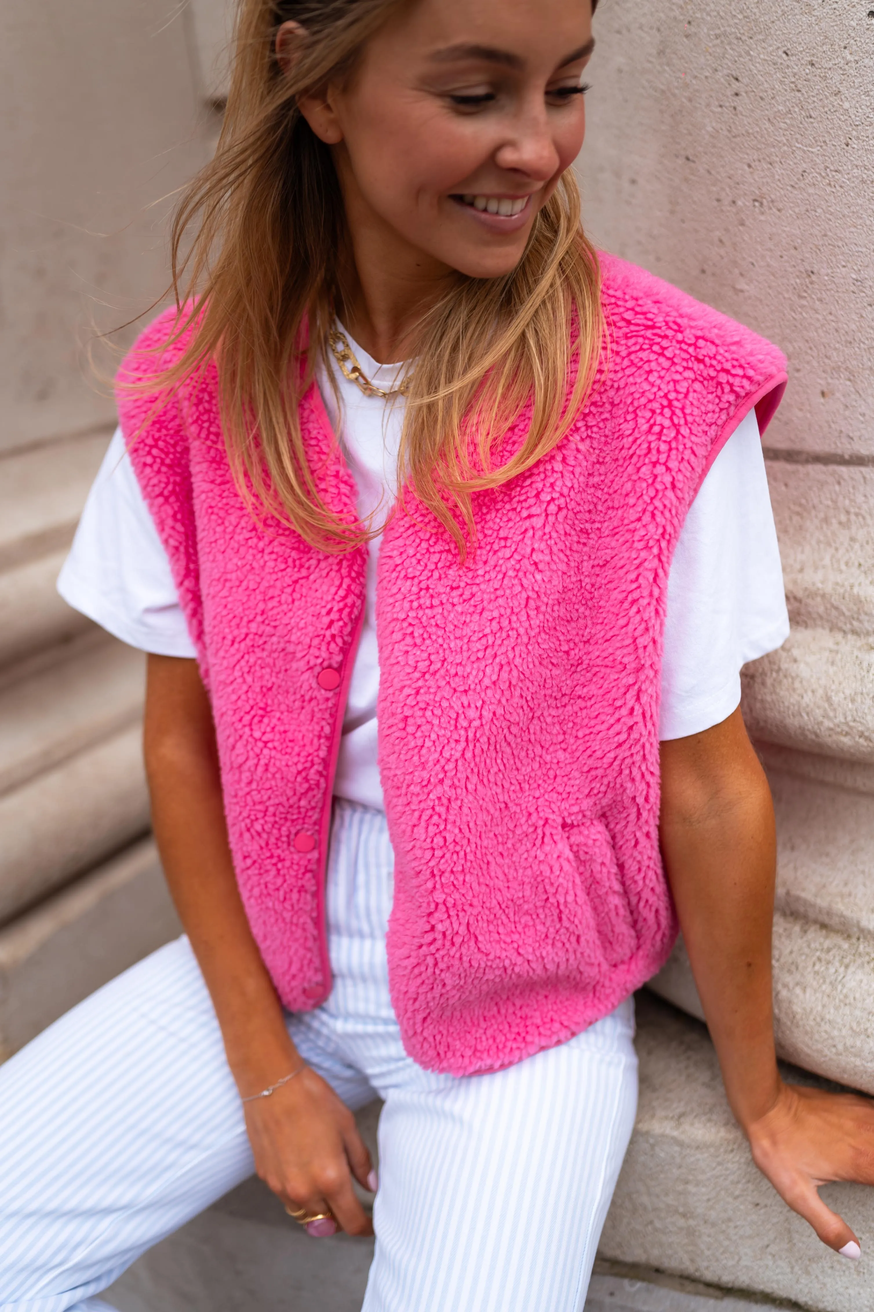 Gilet Taoh - rose