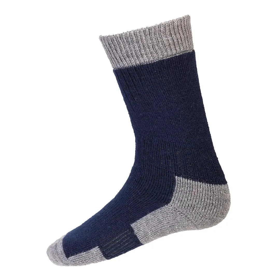 Glen Sock - Navy by House of Cheviot