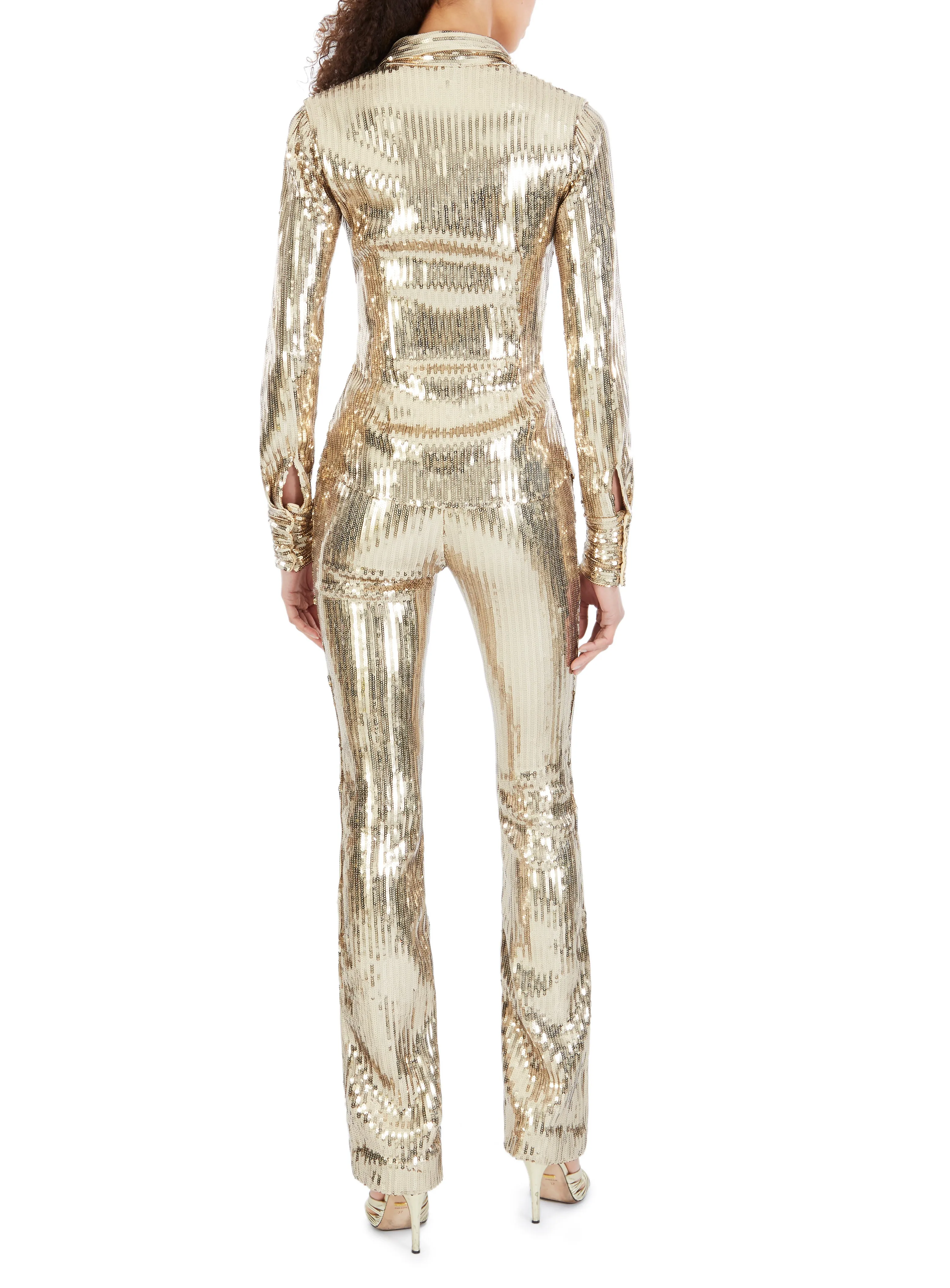 Gold Sequinned Trousers