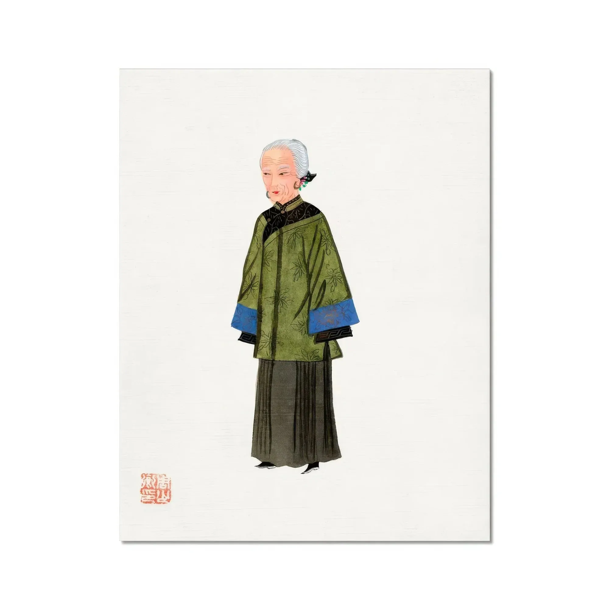 Grand Dame - Qing Dynasty Art Print