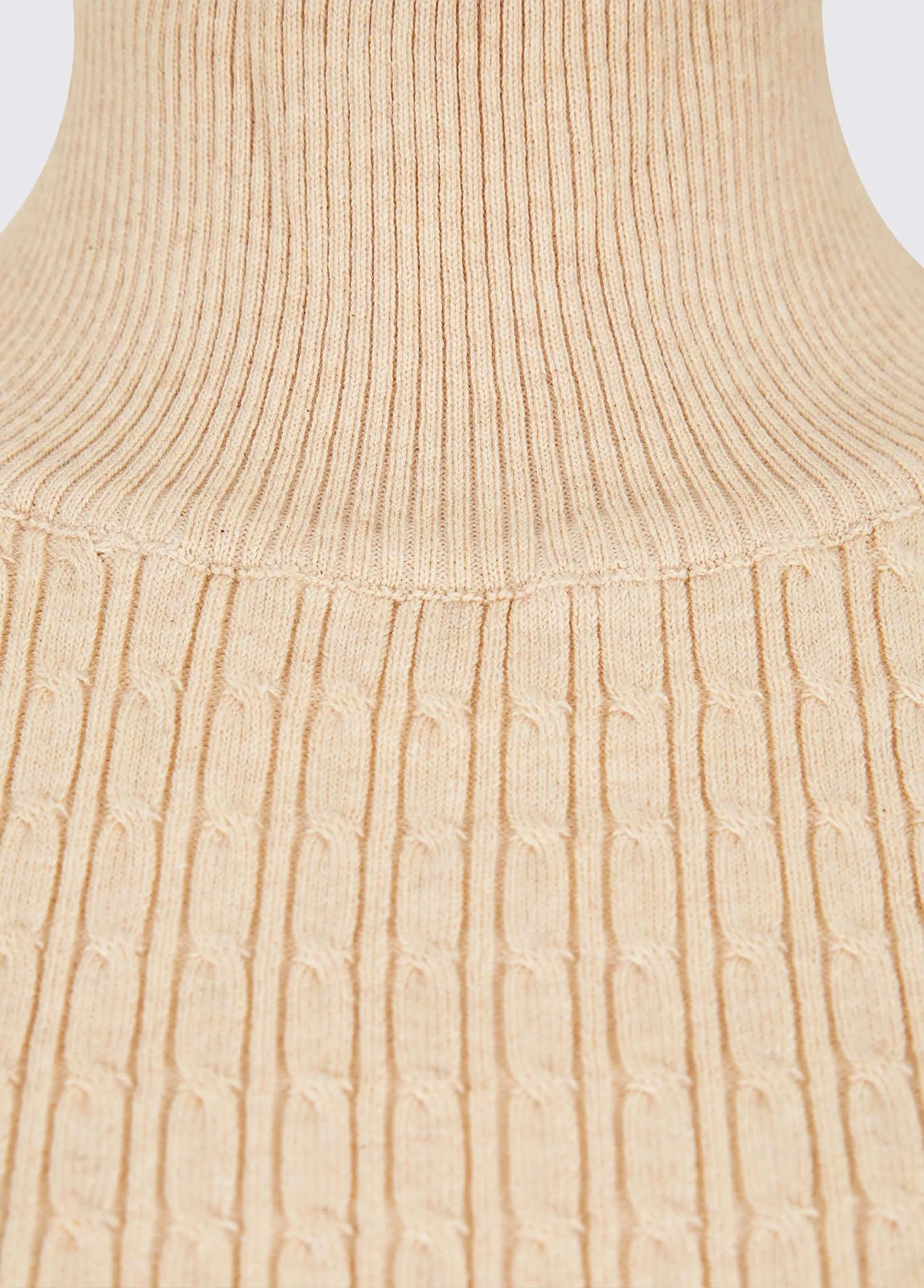 Hacketstown Funnel Neck Sweater - Oyster