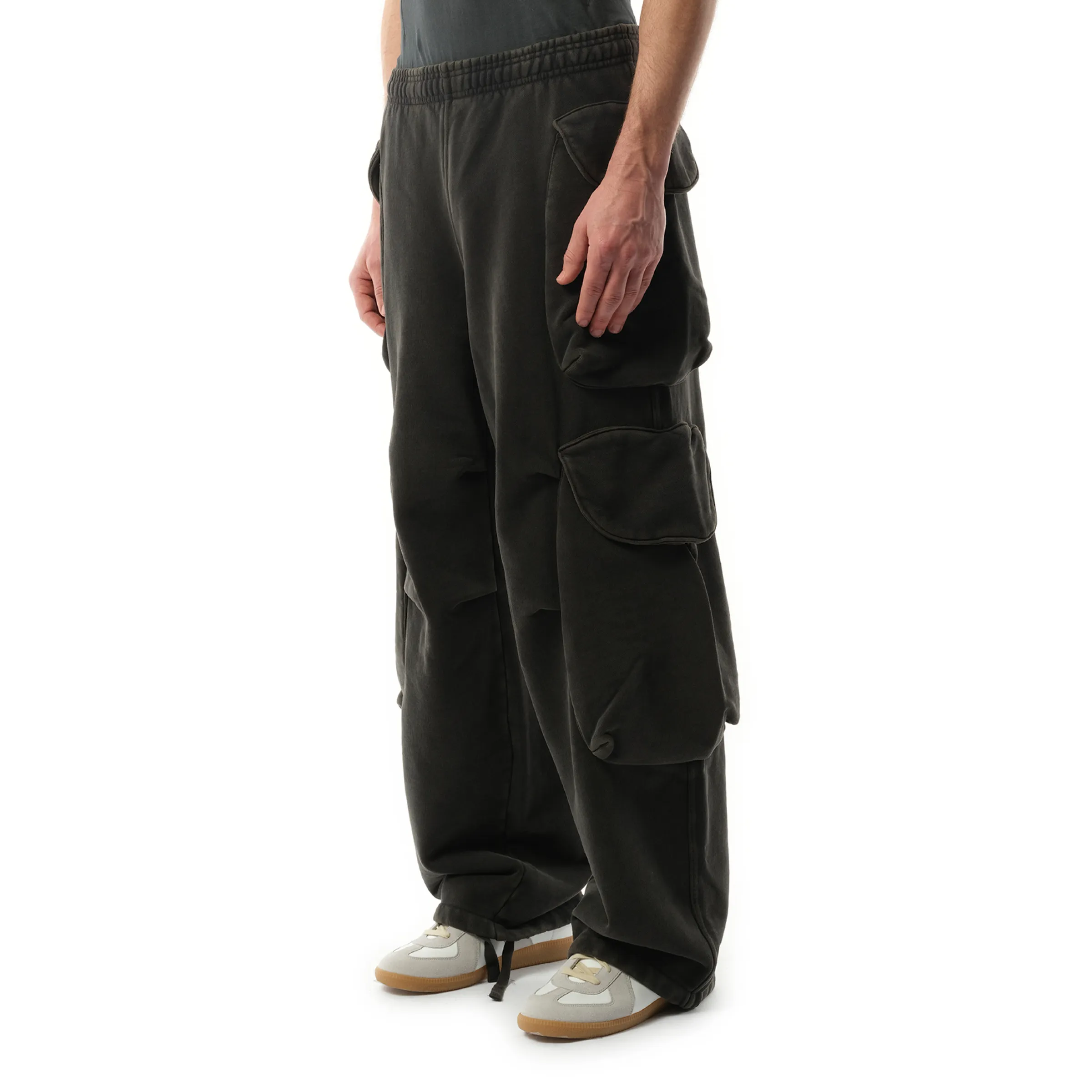 Heavy Gocar Sweatpants in Washed Black