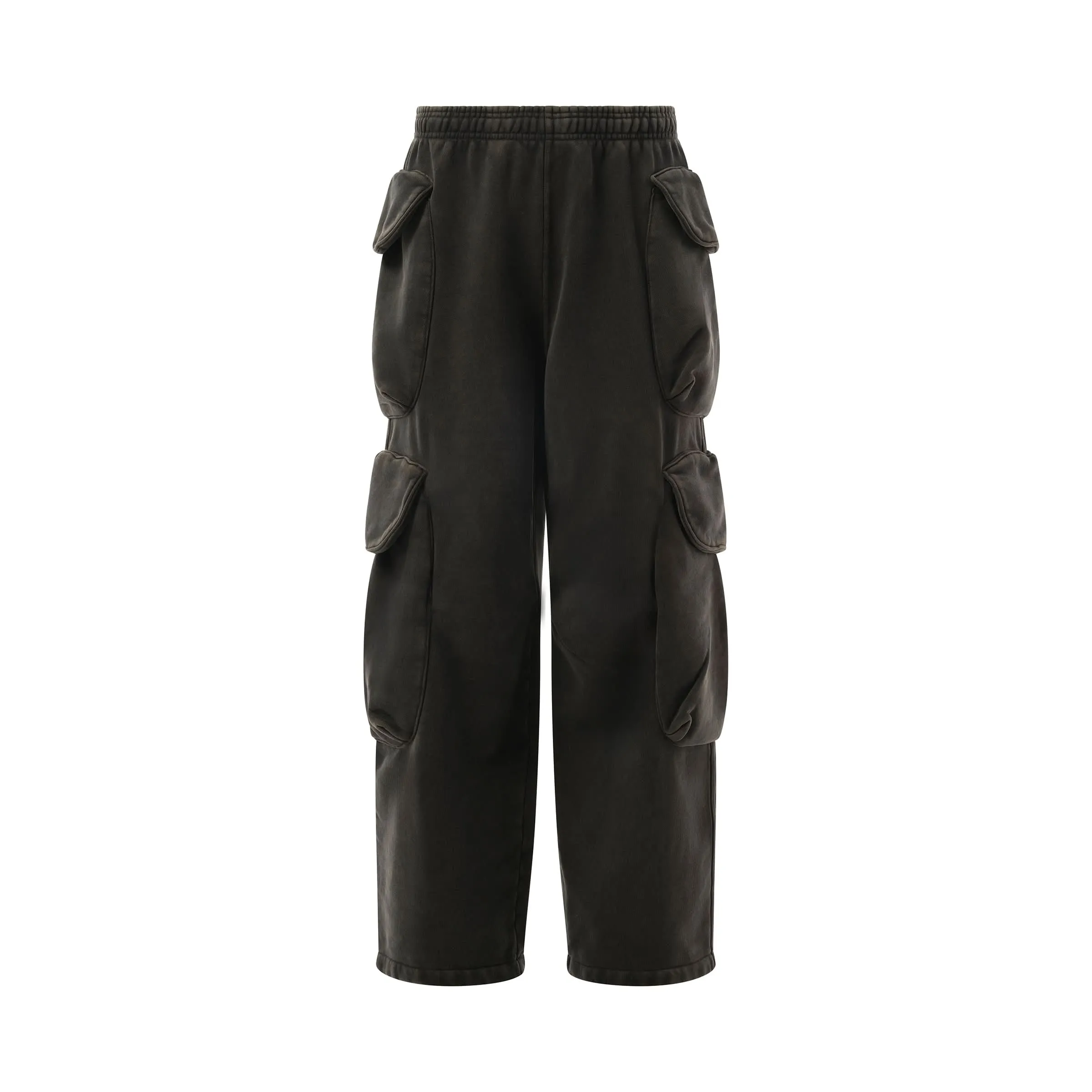 Heavy Gocar Sweatpants in Washed Black