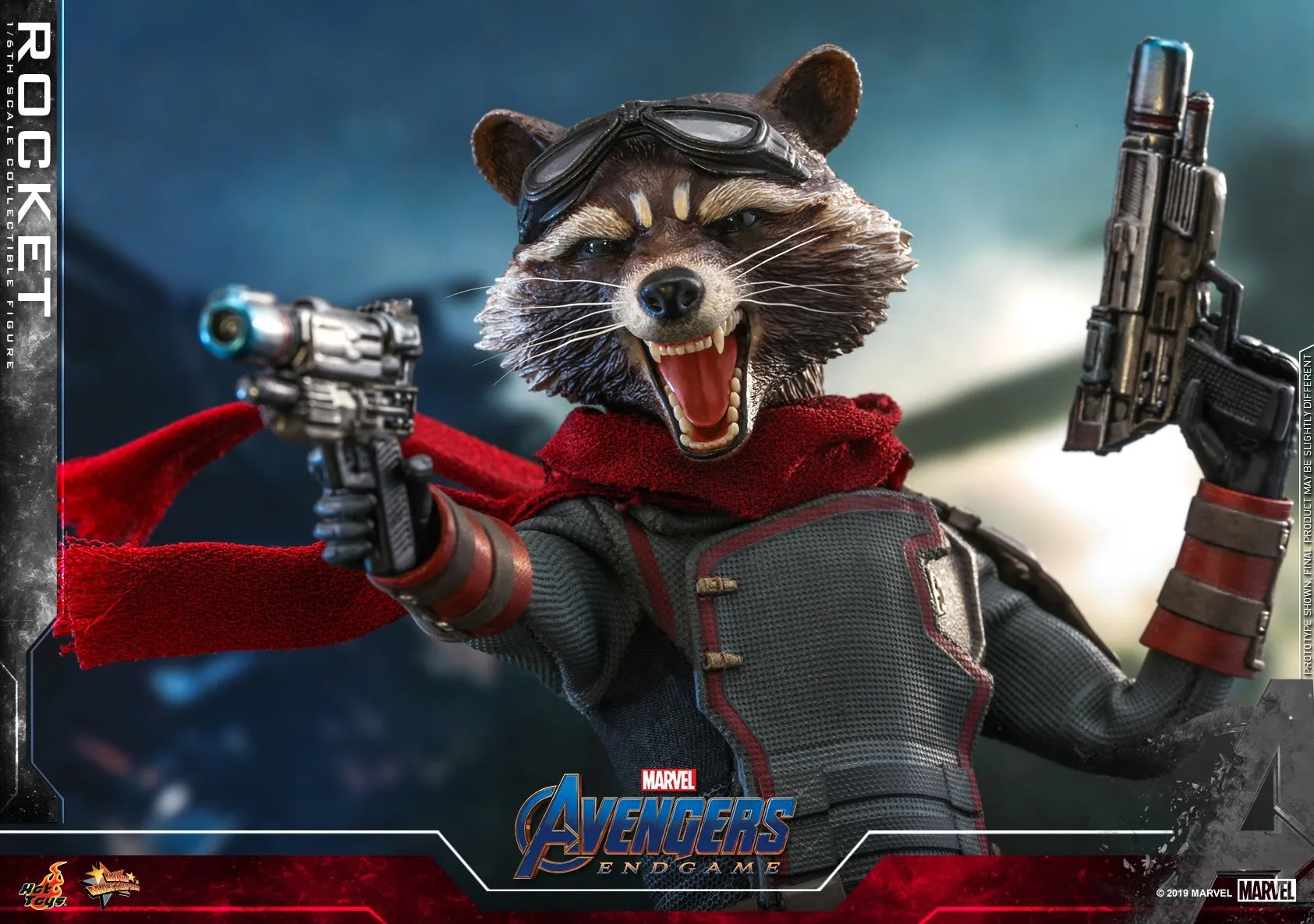 Hot Toys - MMS548 - Avengers Endgame - 1/6th scale Rocket Collectible Figure