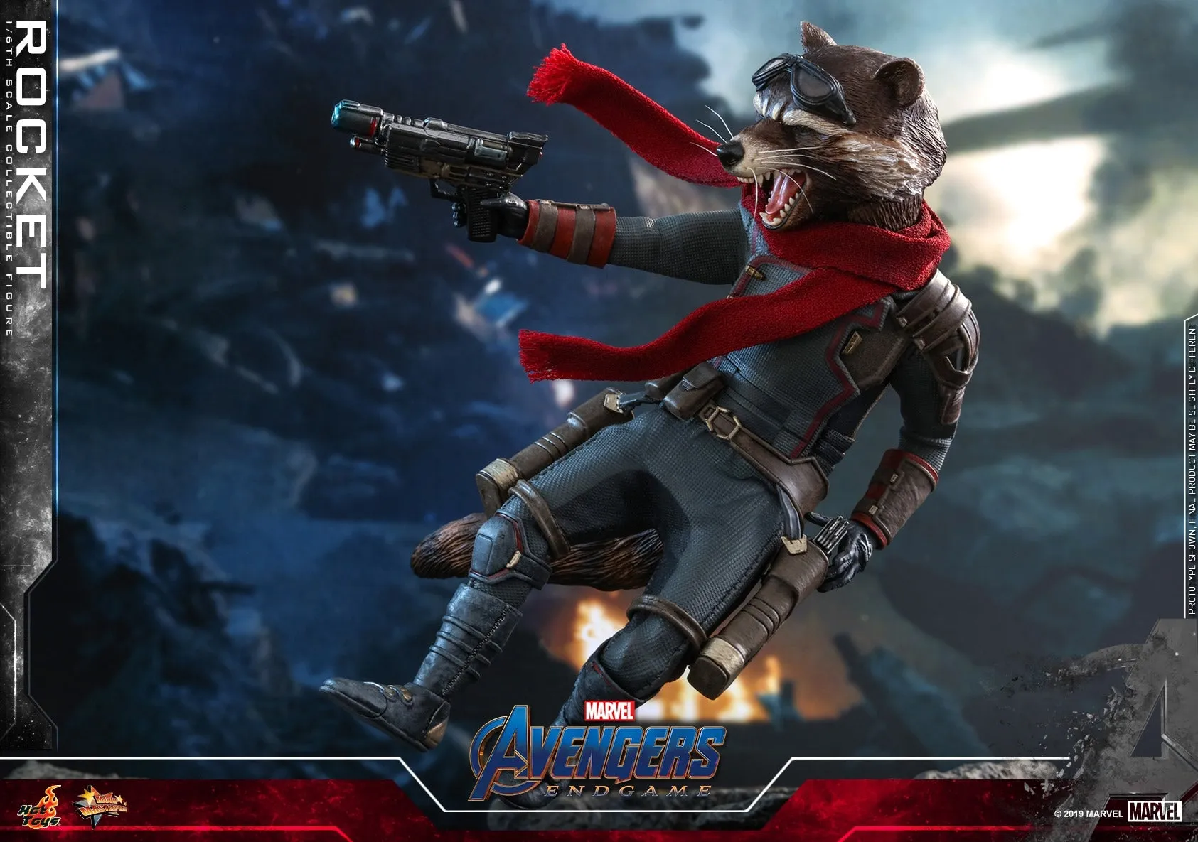 Hot Toys - MMS548 - Avengers Endgame - 1/6th scale Rocket Collectible Figure