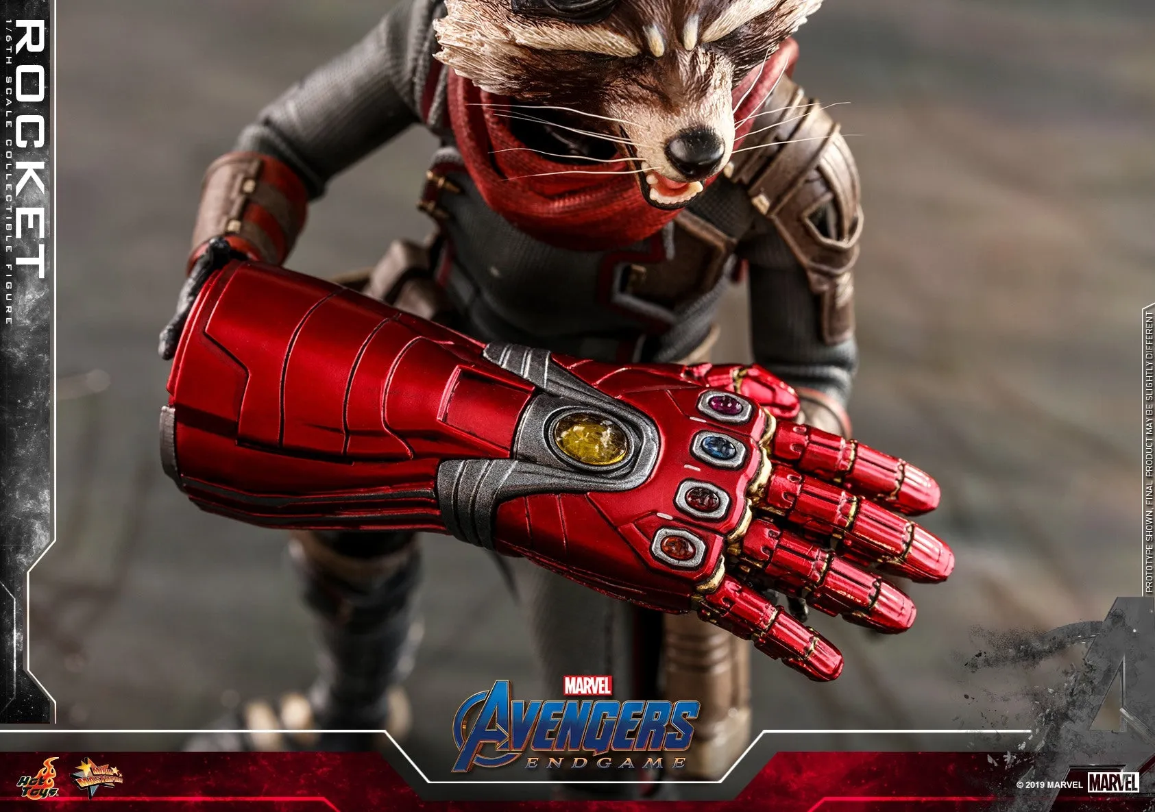 Hot Toys - MMS548 - Avengers Endgame - 1/6th scale Rocket Collectible Figure